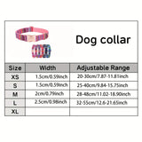Personalized Dog Collar with Engraved Name and Phone Buckle