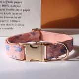 Lace Wedding Dog Collar with Bow and Personalized ID