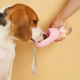 Portable Dog Water Bottle with Bowl, 12 oz or 18 oz