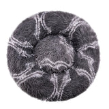 Round Plush Dog Bed, Fluffy Donut Bed for Small to Large Dogs