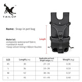 Front Facing Motorcycle Dog Carrier Backpack for Small Dogs