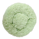 Round Plush Dog Bed, Fluffy Donut Bed for Small to Large Dogs