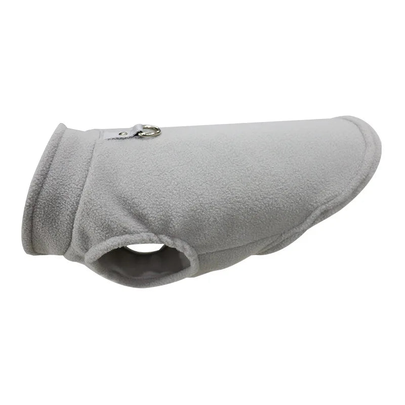 Fleece Dog Vest with D-Ring for Small Dogs