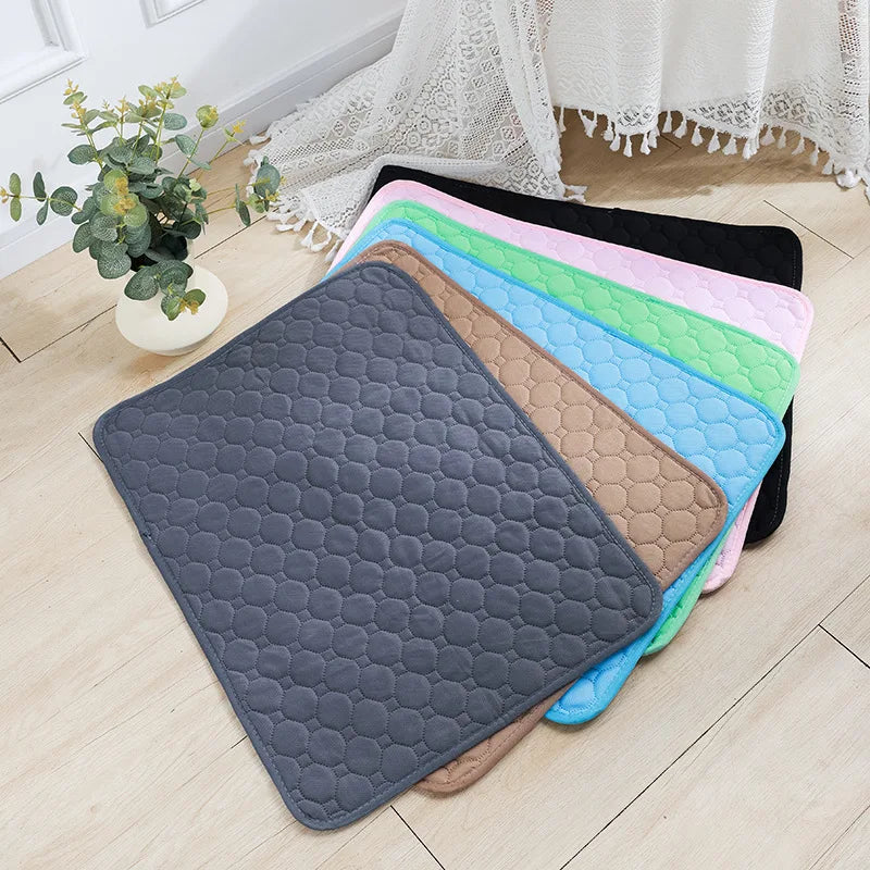 Washable Dog Pee Pad, Reusable Puppy Training Mat with Non-Slip Back