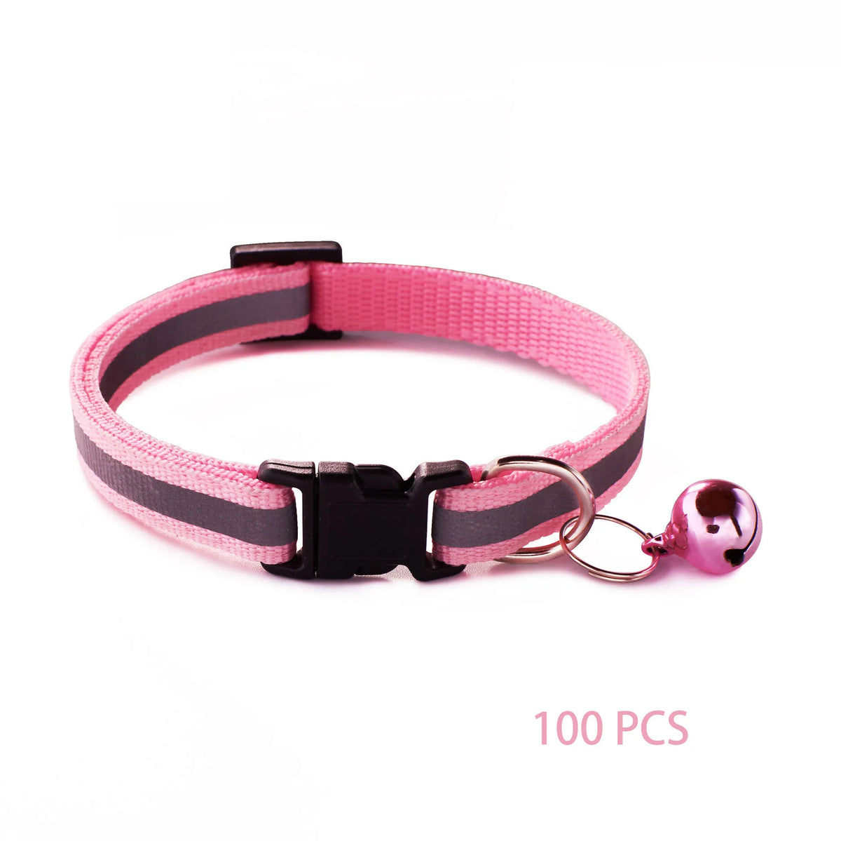 Adjustable Puppy Collar with Small Bell, 7.5 to 12.6 in
