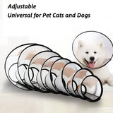 Dog Recovery Cone Collar, Adjustable E-Collar in 9 Sizes