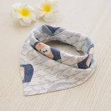 Cute Printed Dog Bandana, Soft Cotton Kerchief for Dogs and Cats
