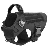 Tactical Dog Harness with MOLLE Panels for Medium & Large Dogs