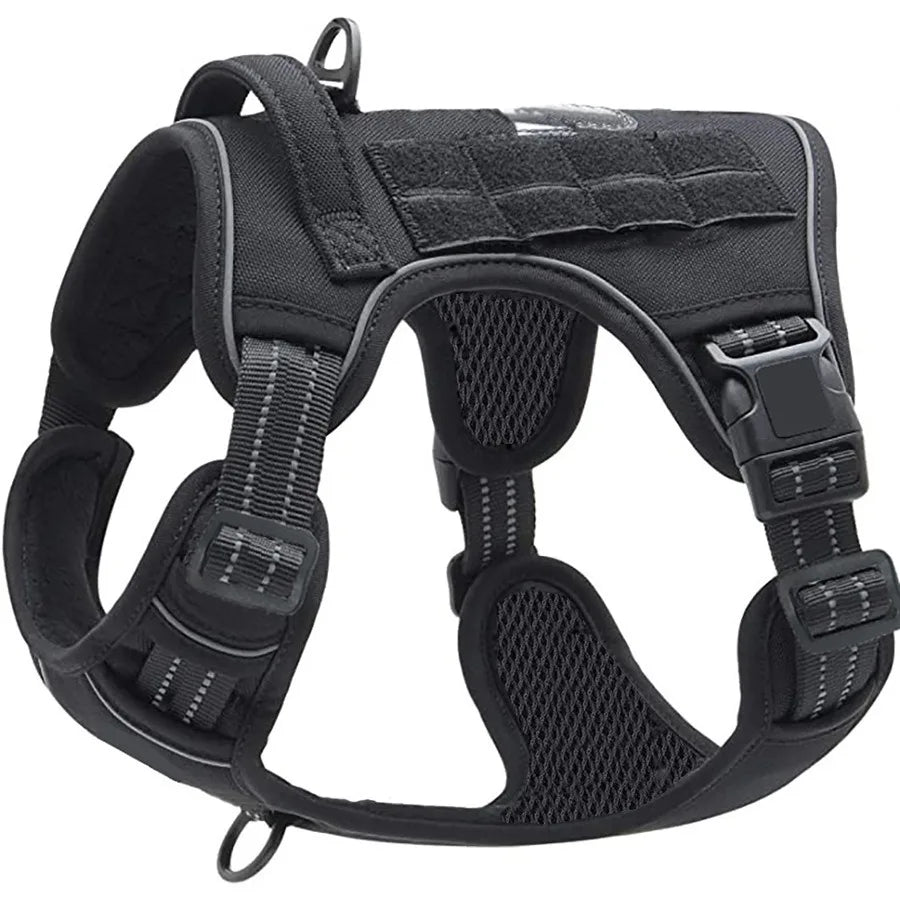 Tactical Dog Harness for Medium and Large Dogs, Adjustable