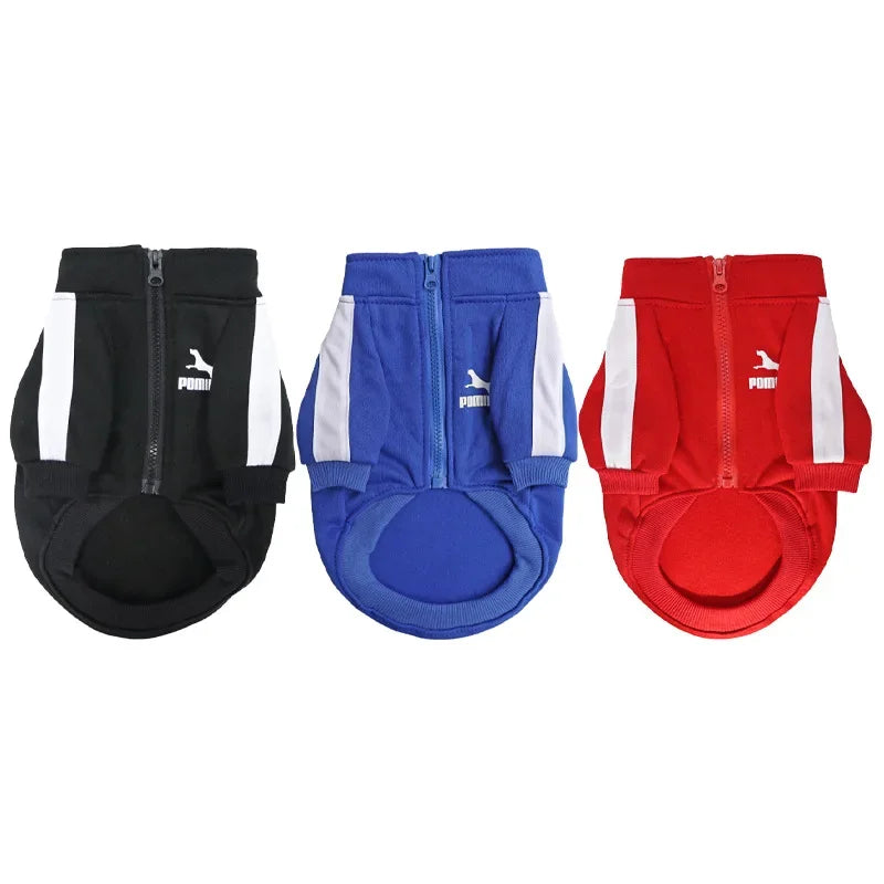 Dog Baseball Jacket for Small and Medium Dogs, Sizes S to 4XL