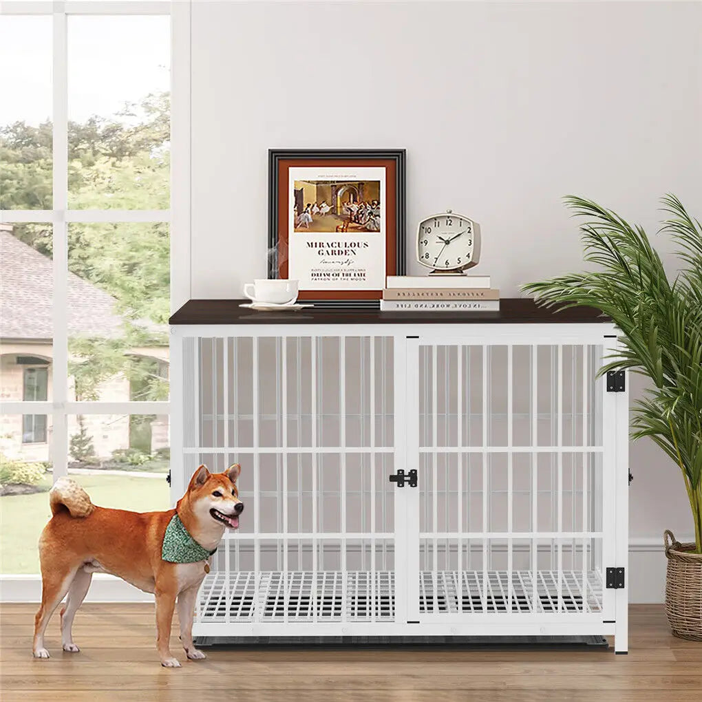 Wooden Dog Crate Furniture, Connectable End Table