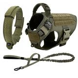 Tactical Dog Harness with MOLLE Panels for Medium & Large Dogs