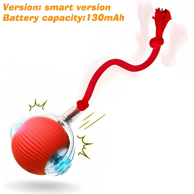 Automatic Rolling Ball Toy for Dogs, Rechargeable with 3 Modes