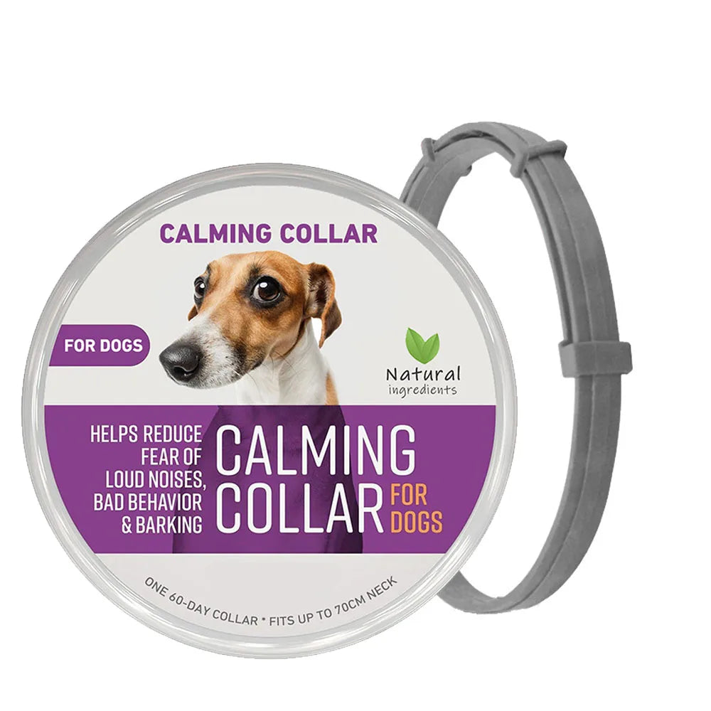 Waterproof Dog Calming Collar, 60-Day Adjustable Collar for All Sizes