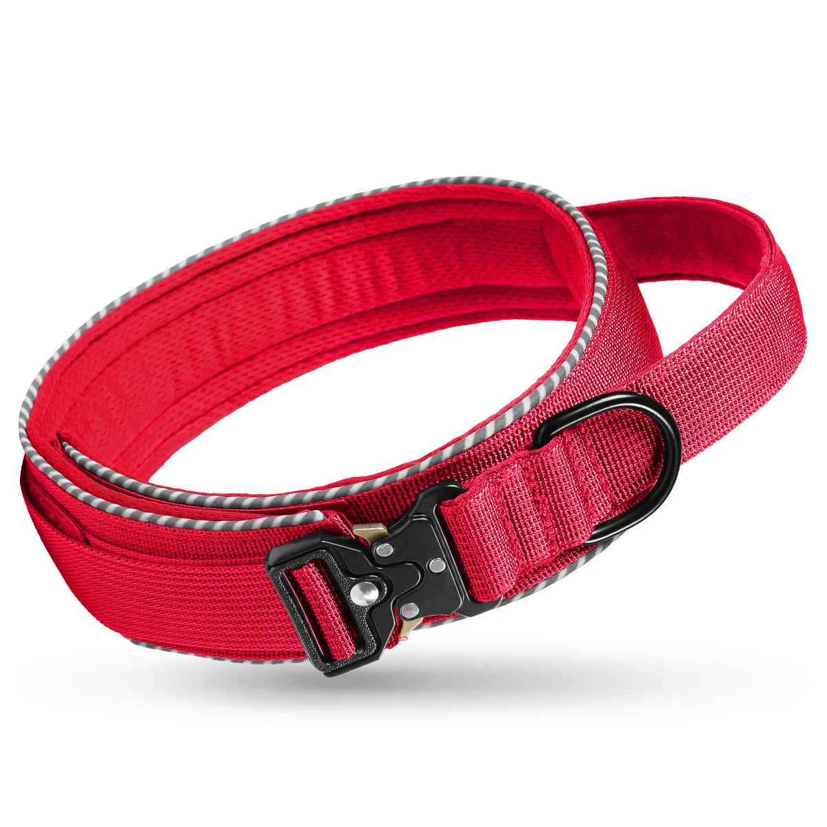 Tactical Dog Collar with Control Handle, Adjustable Nylon
