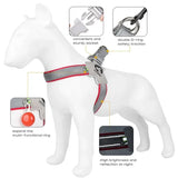 Y-Shaped Dog Harness, Reflective and Padded, Sizes S-XL