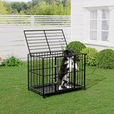 36 Inch Stainless Steel Dog Crate, Stackable Design