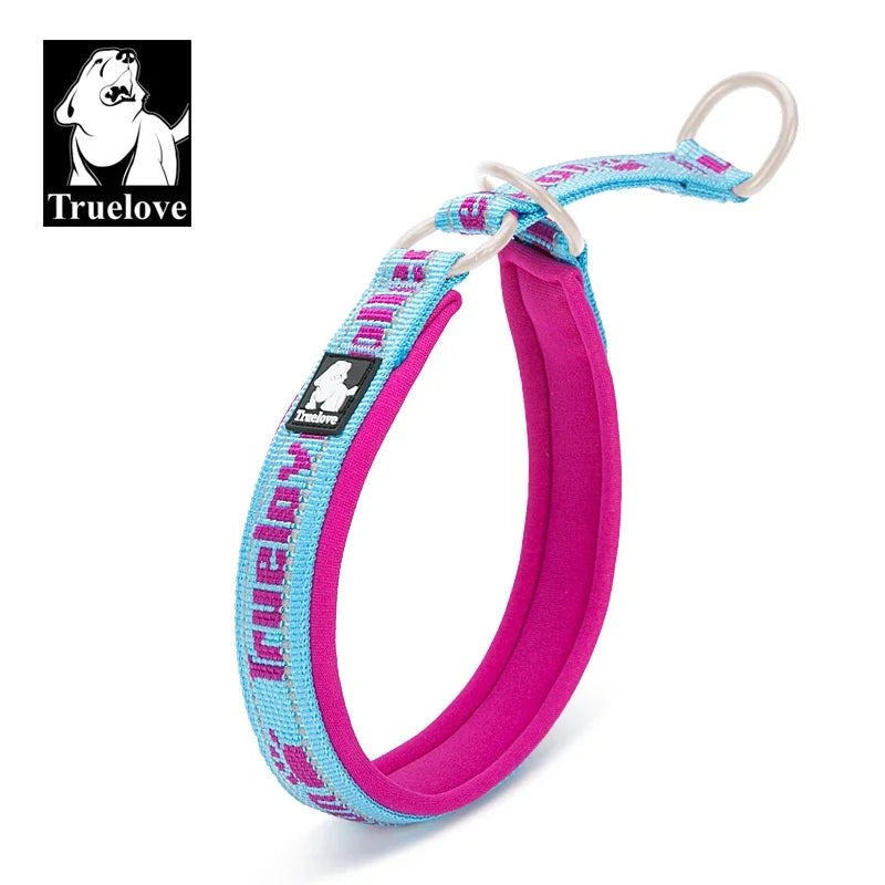 Reflective Martingale Collar for Dogs That Pull, Padded Nylon