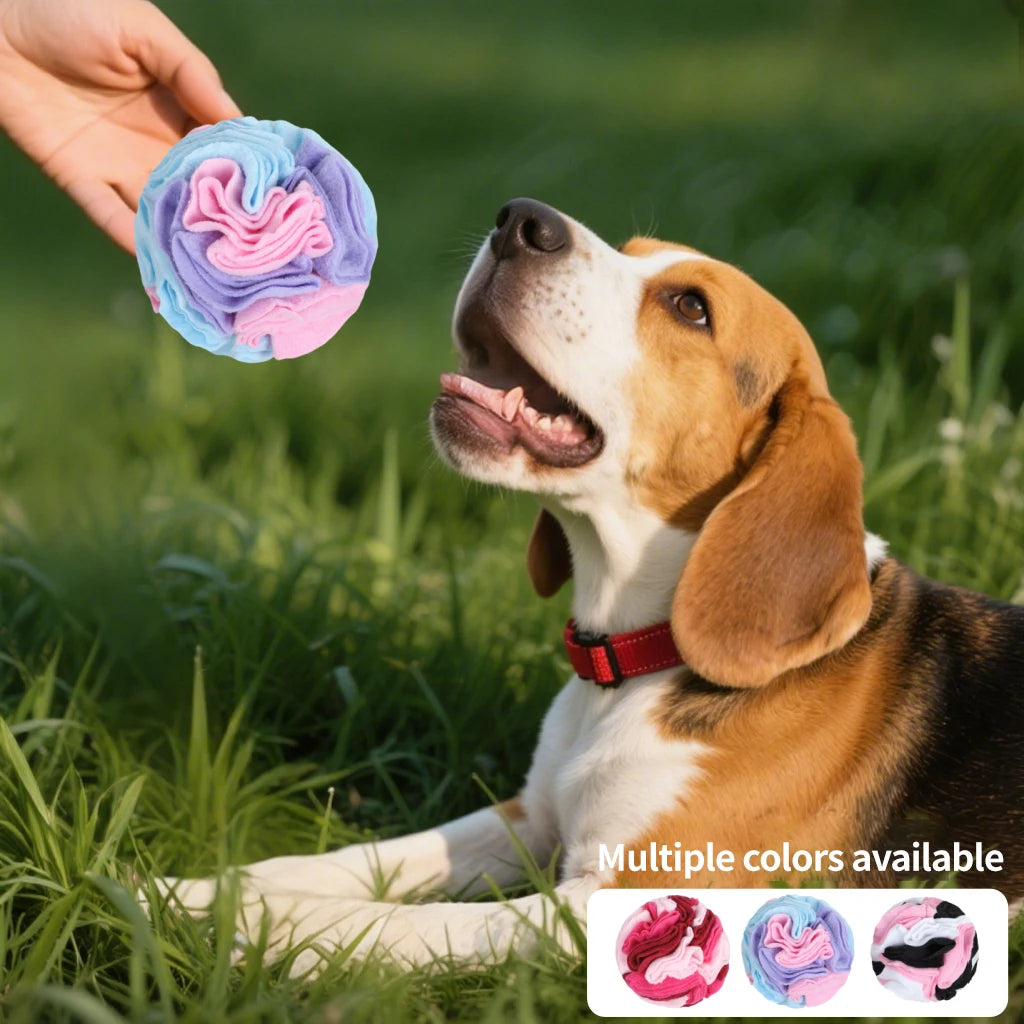 Snuffle Ball for Dogs, Interactive Nose Work Puzzle Toy