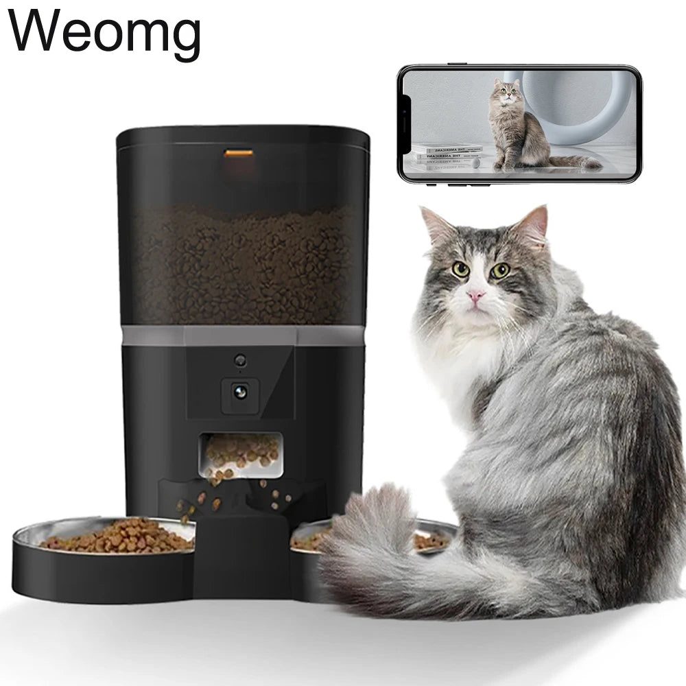 Automatic Dog Feeder with Camera and App Control, 4L
