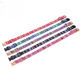 Personalized Dog Collar with Engraved Name and Phone Buckle