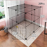 DIY Wire Mesh Dog Fence Panels, Modular Pet Barrier