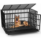 48 Inch Heavy Duty Dog Crate with Slide-Out Tray