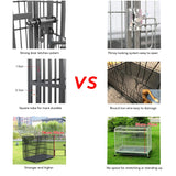 Heavy Duty Metal Dog Kennel in 15 Sizes for Small to Large Dogs