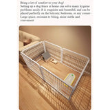 Indoor Dog Playpen with Self-Locking Gate for Small & Medium Dogs