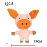 Plush Sleeping Duck Dog Toy with Duck Sound