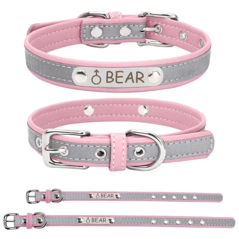 Personalized Dog Collar Gift for Dog Lovers, Engraved Name