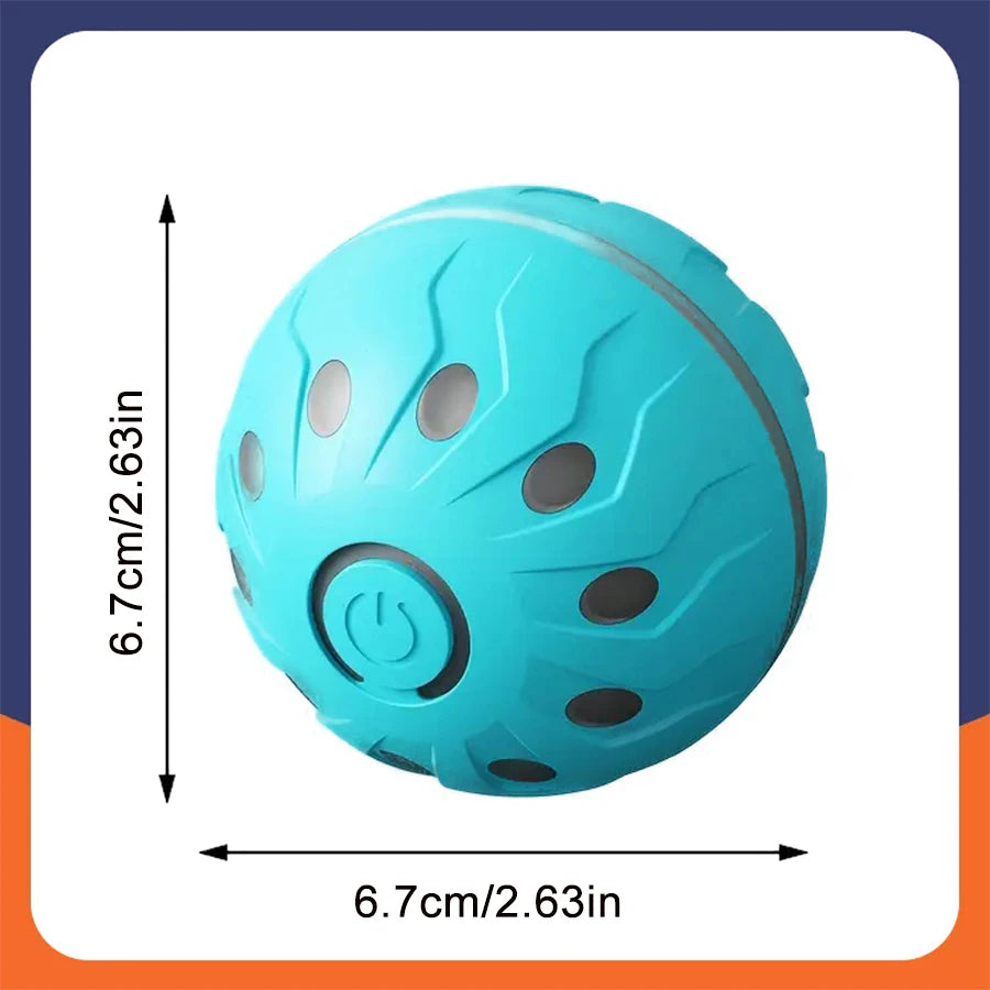 Smart Rolling Dog Ball That Moves on Its Own, USB Rechargeable