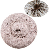 Machine Washable Donut Dog Bed, Plush Round Bed in 6 Sizes