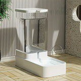 Automatic Gravity Dog Feeder and Water Dispenser Set, 3.8L