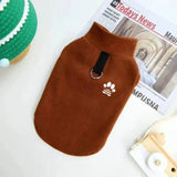 Fleece Dog Sweater for Small Dogs, Warm Winter Pet Coat
