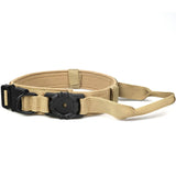 1000D Tactical AirTag Dog Collar with Control Handle