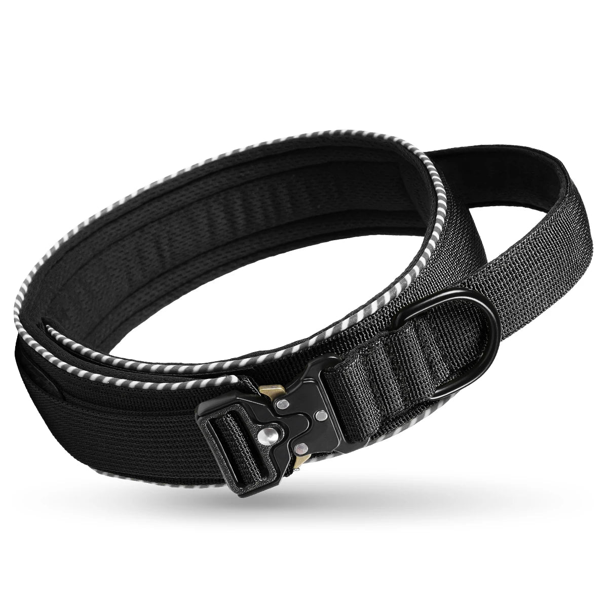 Tactical Dog Collar with Control Handle, Adjustable Nylon