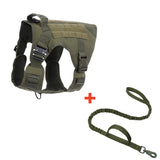 Tactical Dog Harness with MOLLE Panels and Handle for Large Dogs