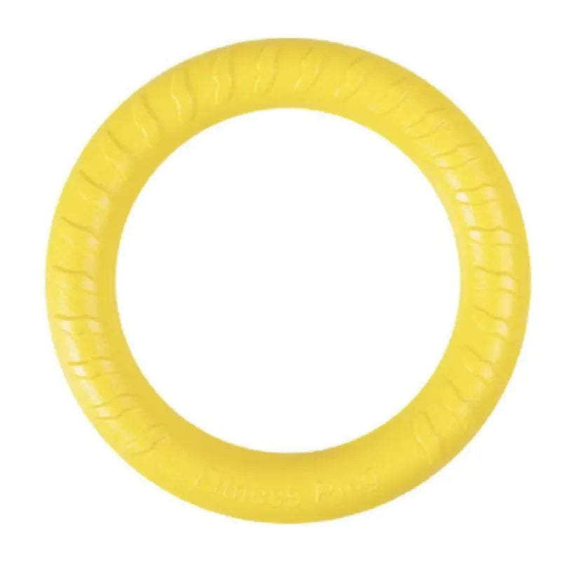 Floating Dog Ring Toy for Fetch and Tug in Soft EVA Foam