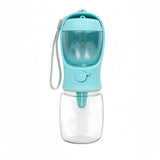 Portable Dog Water Bottle with Food Container for Walks