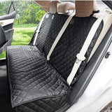 Waterproof Dog Car Seat Cover for Back Seat with Side Flaps