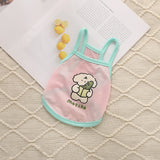 Summer Dog Tank Top in Breathable Ice Silk for Small Dogs