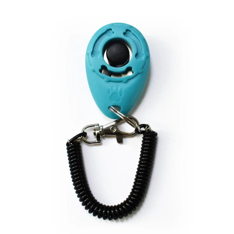 Dog Training Clicker with Wrist Coil and Clip