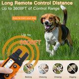 Remote Dog Training Collar with 3,300 Ft Range and 3 Modes