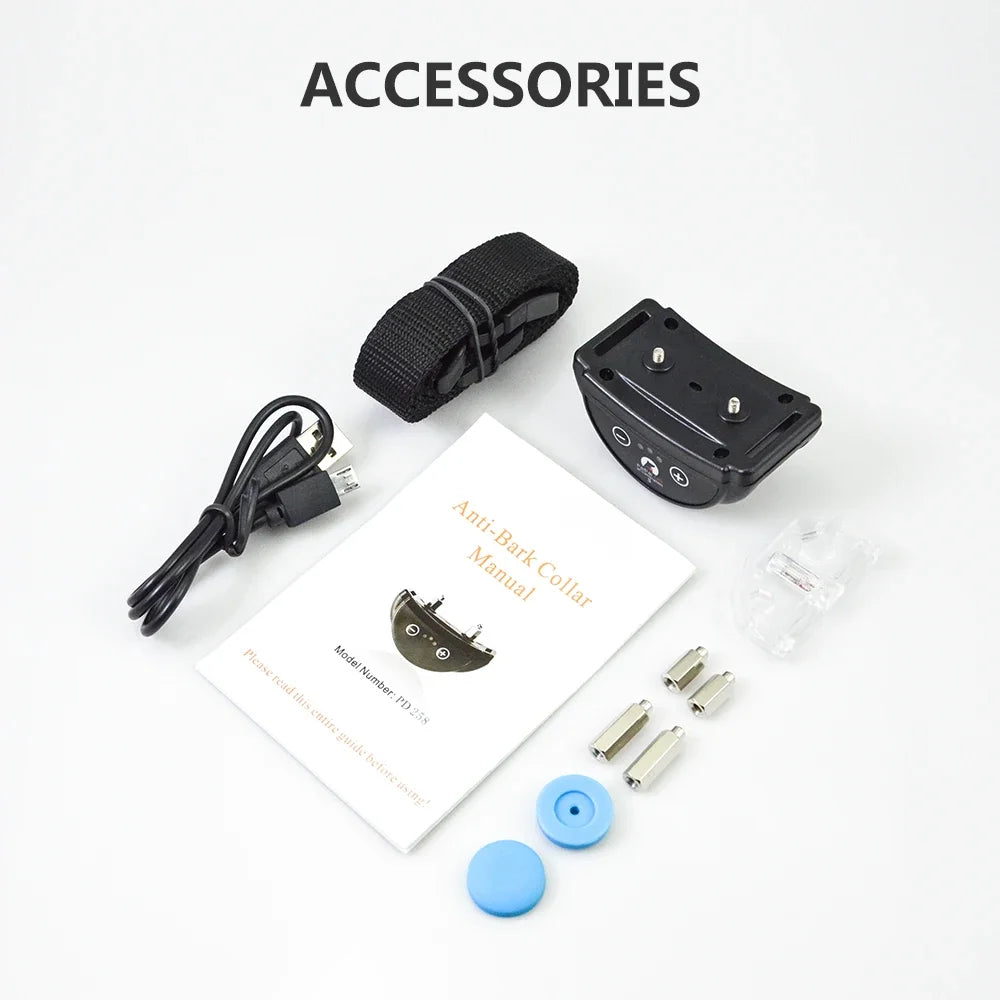 Rechargeable Anti Bark Collar for Dogs with Beep and Static Mode