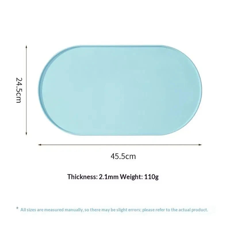 Non=Slip Silicone Dog Feeding Mat, Waterproof and Wipe-Clean