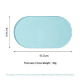 Non=Slip Silicone Dog Feeding Mat, Waterproof and Wipe-Clean