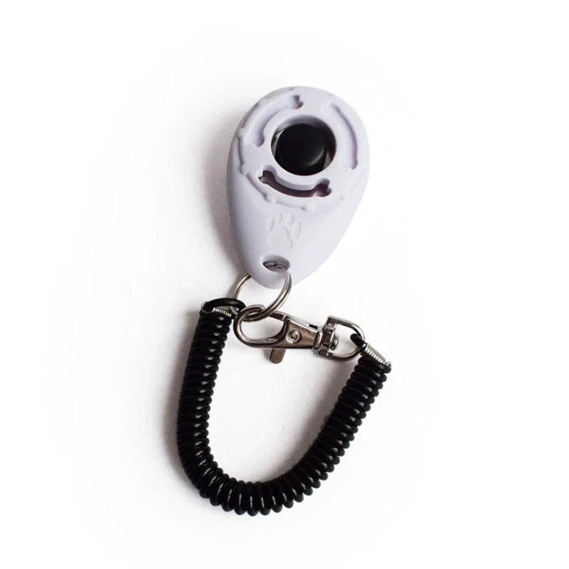 Dog Training Clicker with Wrist Coil and Clip