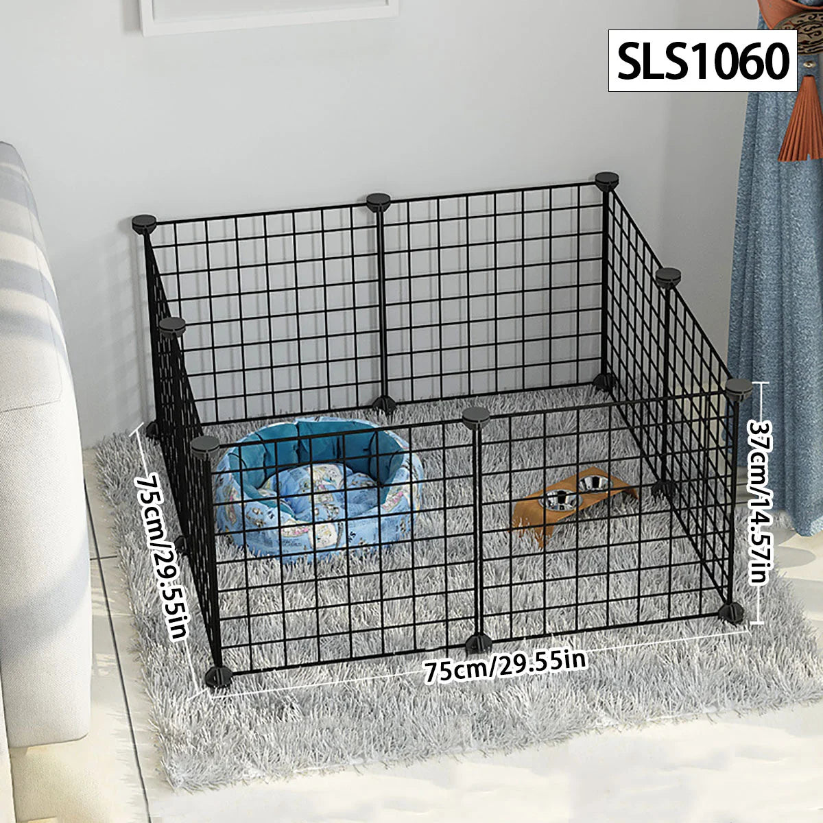 DIY Wire Mesh Dog Fence Panels, Modular Pet Barrier