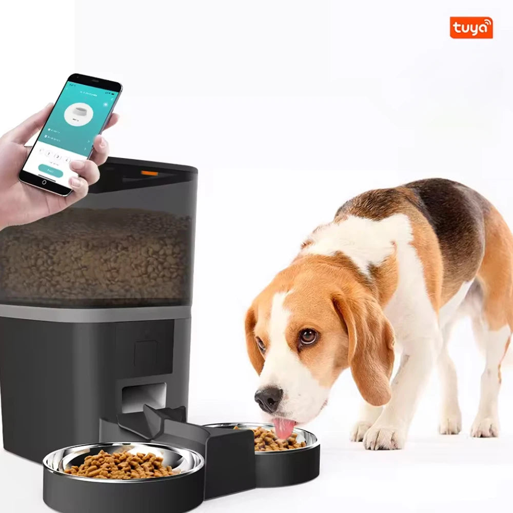 Automatic Dog Feeder with Camera and App Control, 4L